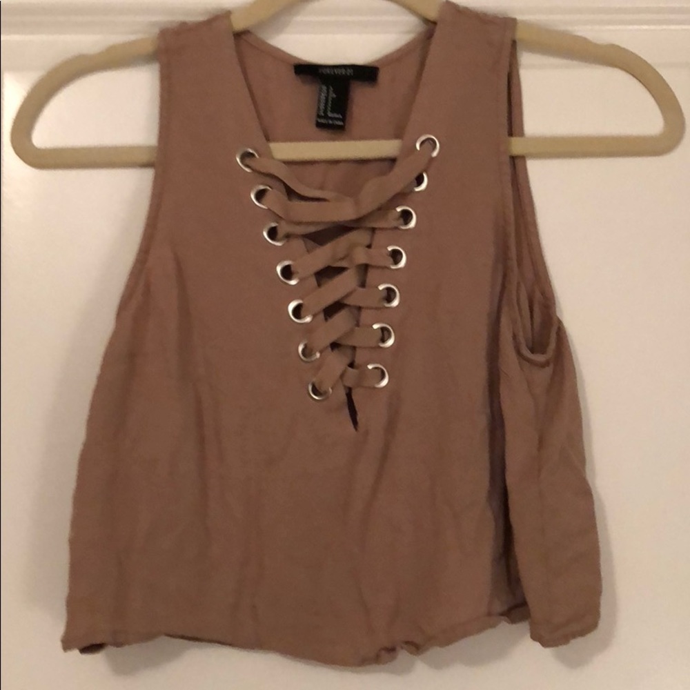 Tan tank top